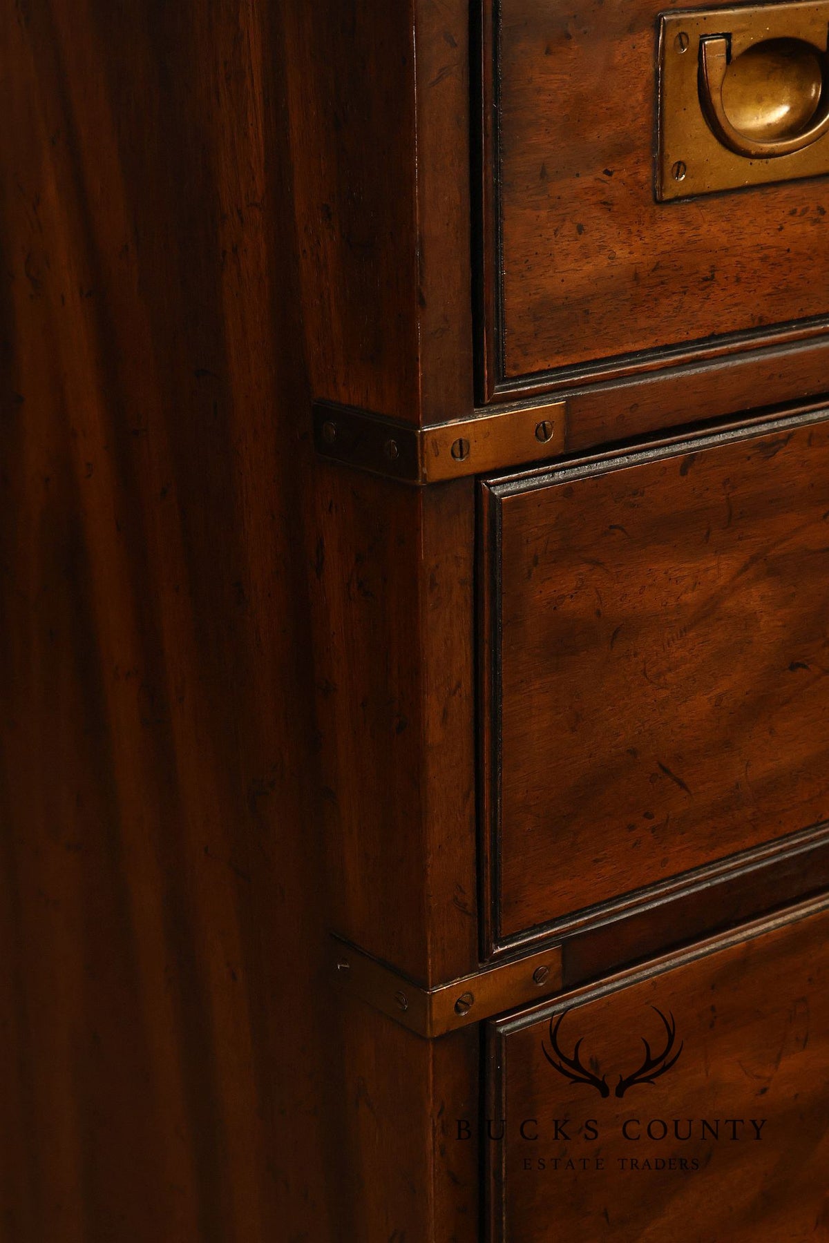 Heritage Campaign Style Tall Chest of Drawers