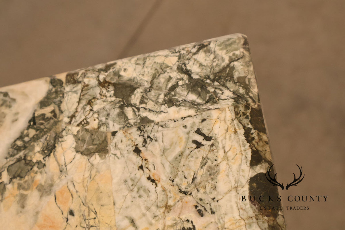 Maitland-Smith Neoclassical Style Faux Marble Top Home Bar