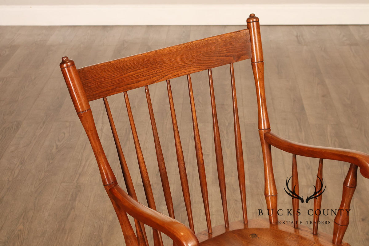 Harden Oak and Cherry Windsor Armchair