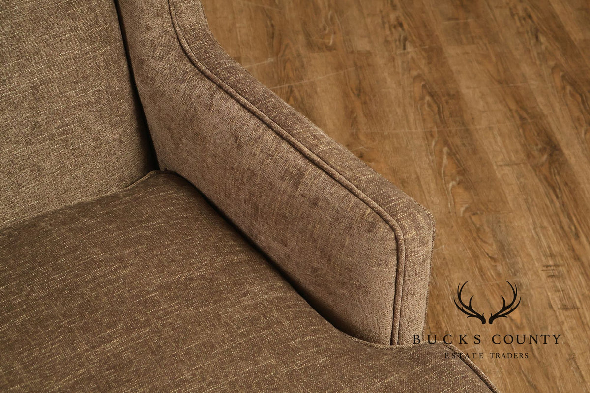 Hickory White Transitional Style Pair of High Back Wing Chairs