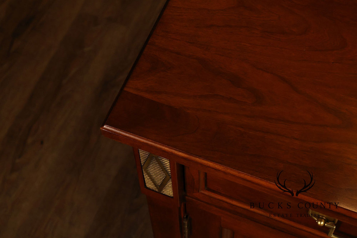 Stickley Directoire Style Cherry Four-Door Buffet Sideboard