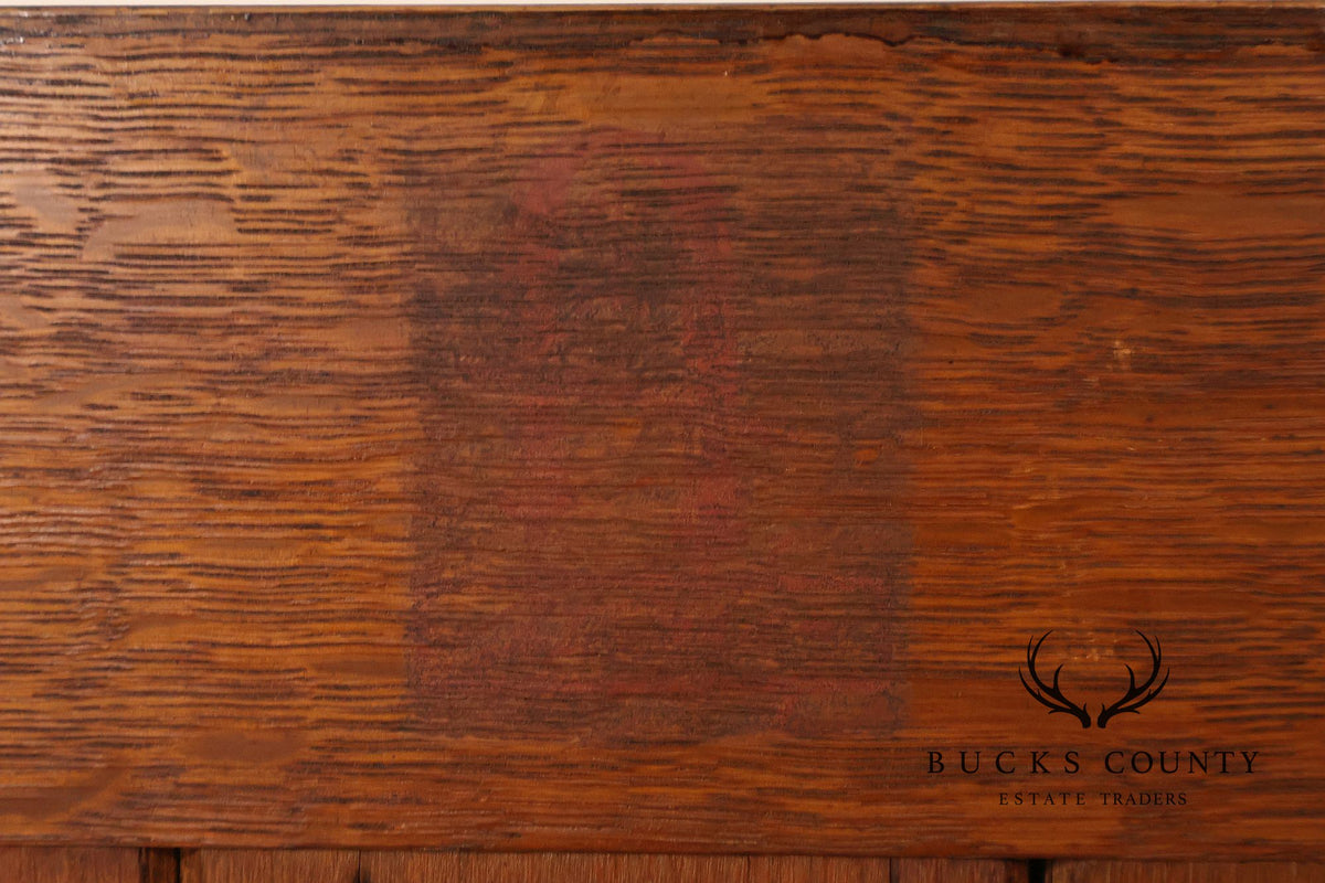 Early Gustav Stickley Arts And Crafts Oak Sideboard Buffet