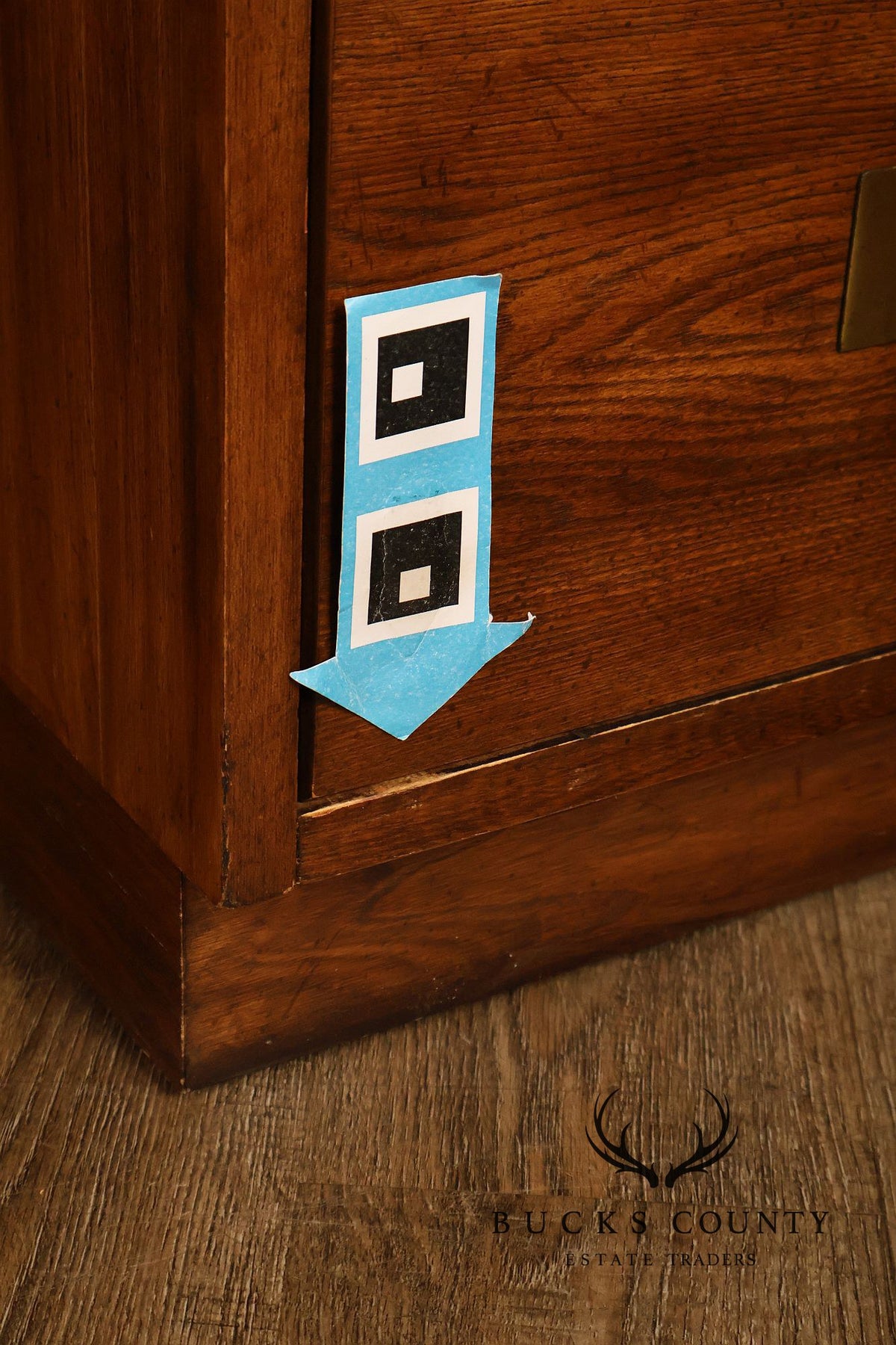 Vintage Campaign Style Wardrobe Armoire Cabinet