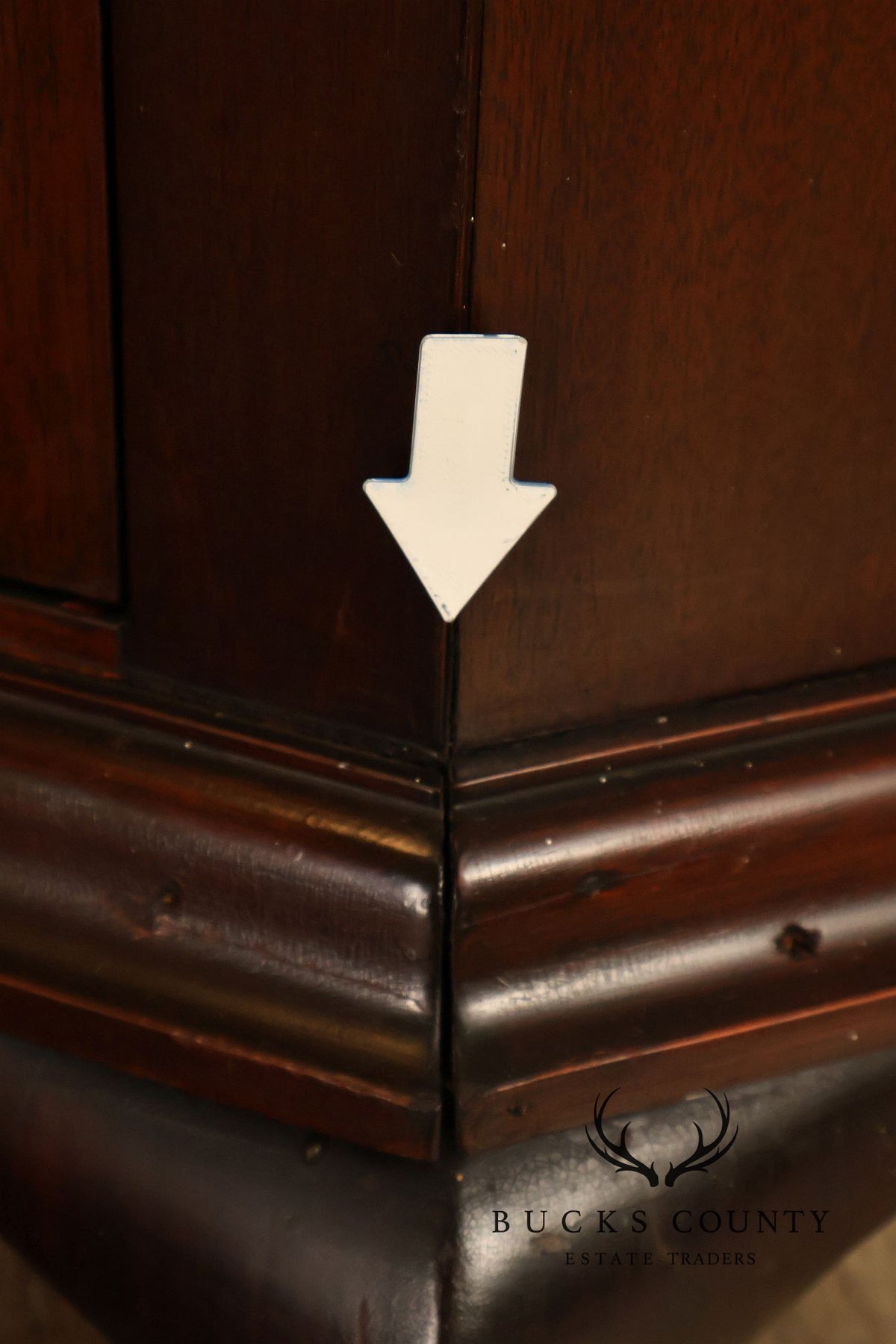 Renaissance Revival Carved Mahogany Corner Bookcase