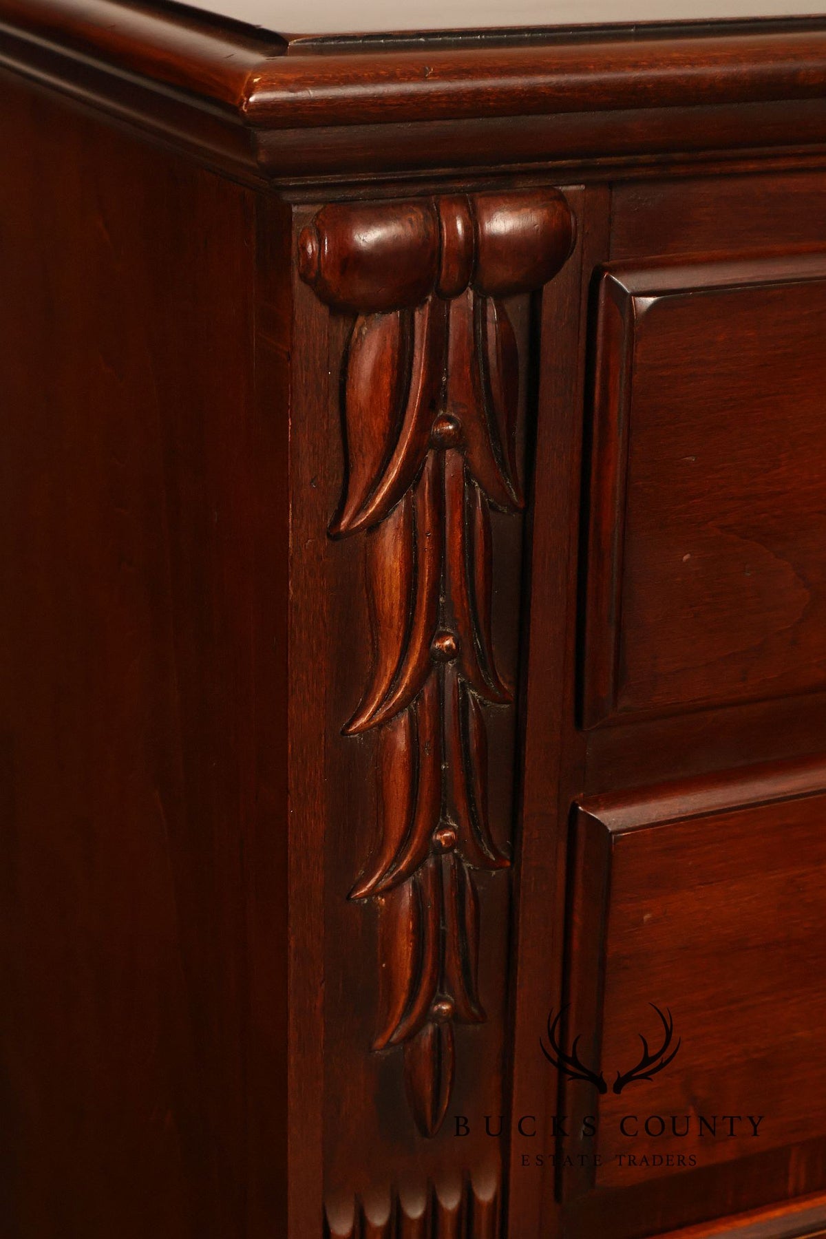 Ethan Allen 'British Classics' Maple And Birch Tall Dresser