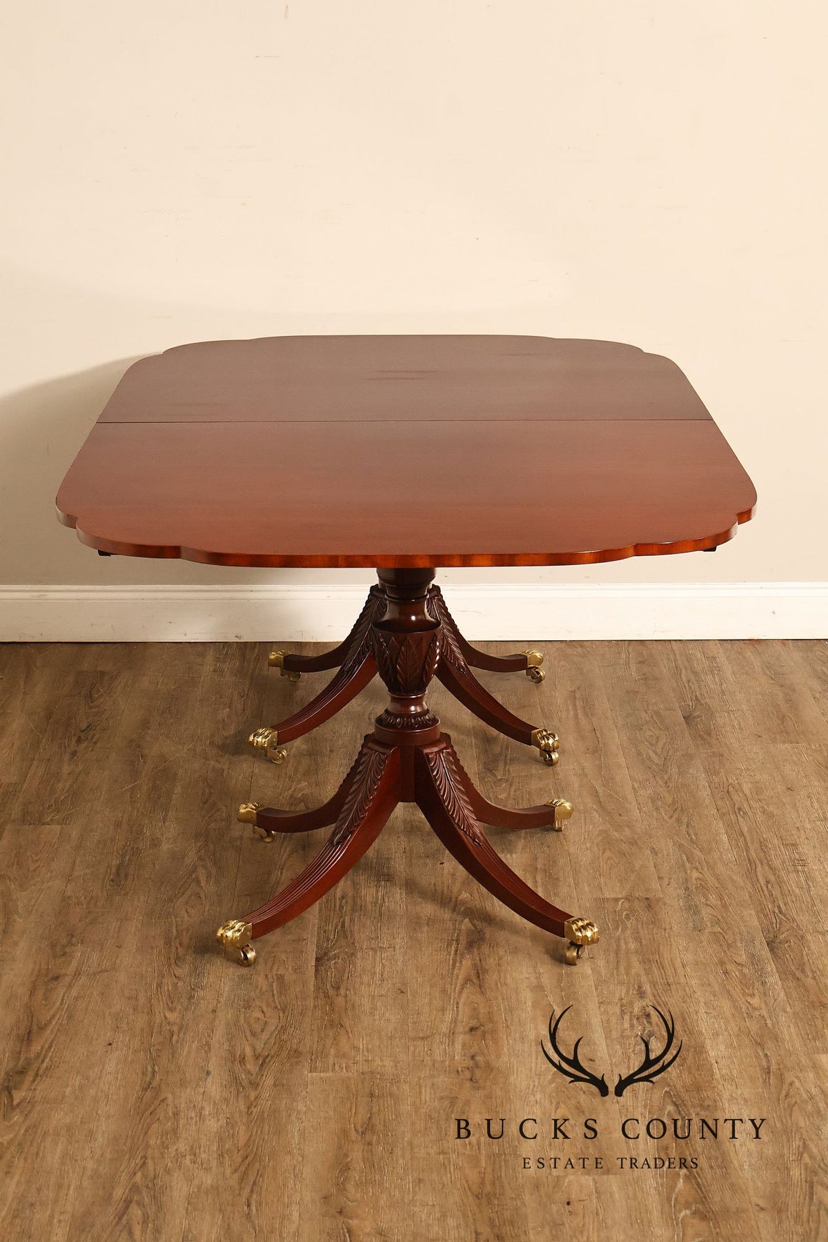 Kindel 'Winterthur' Double Pedestal Mahogany Dining Table