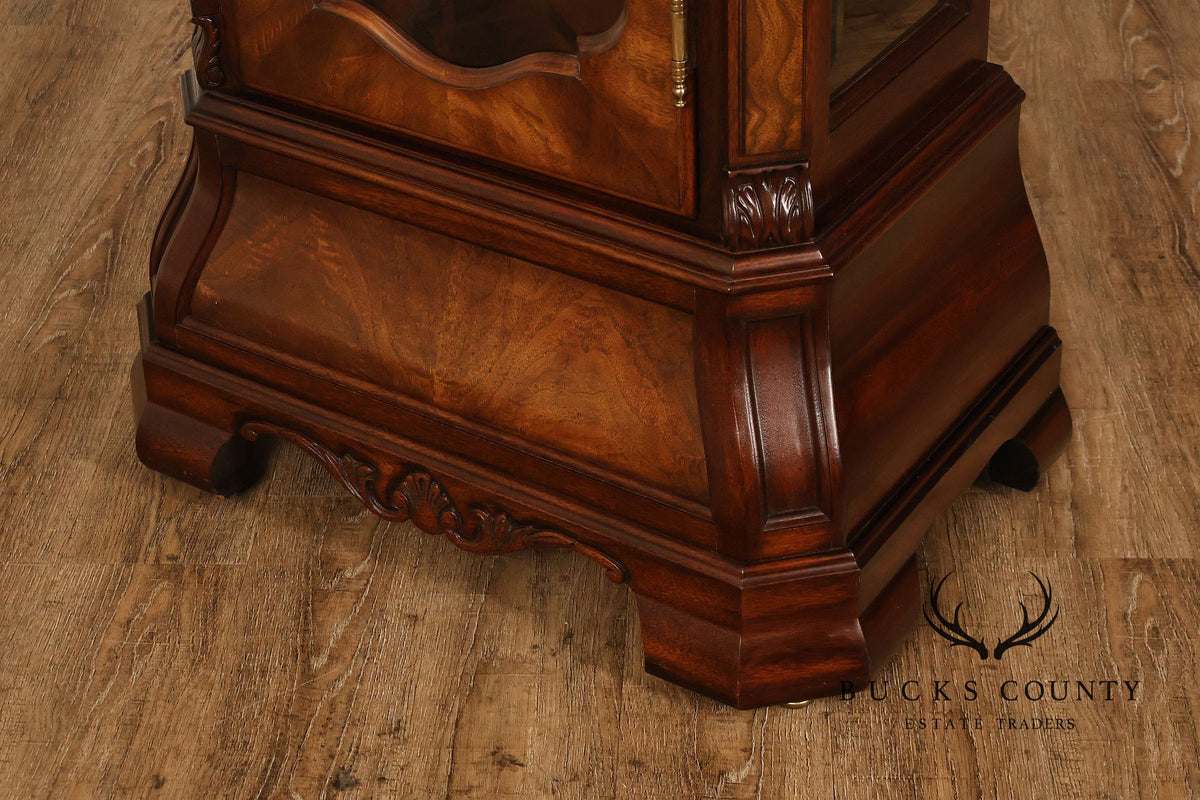 Sligh Mahogany Inlaid Grandfather Clock