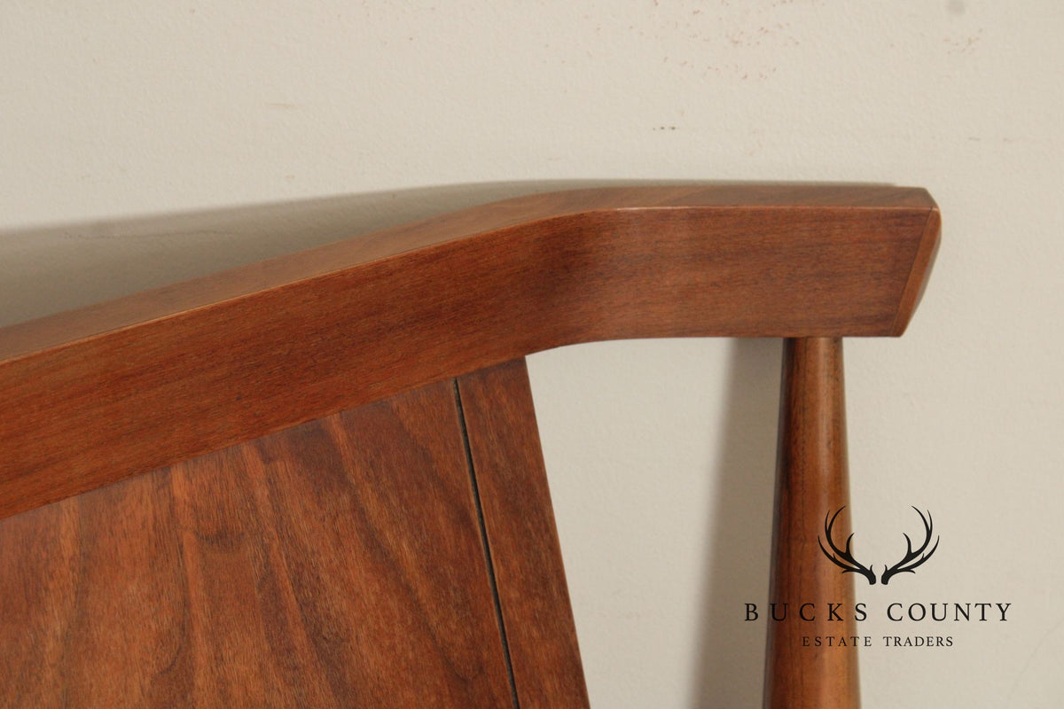 Mid Century Modern Walnut Full Size Headboard
