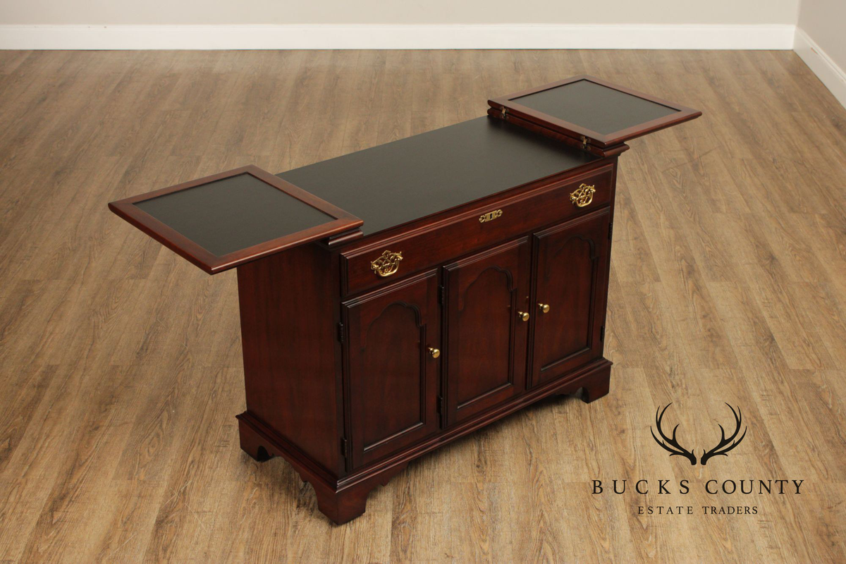 Statton Georgian Style Cherry Flip Top Server