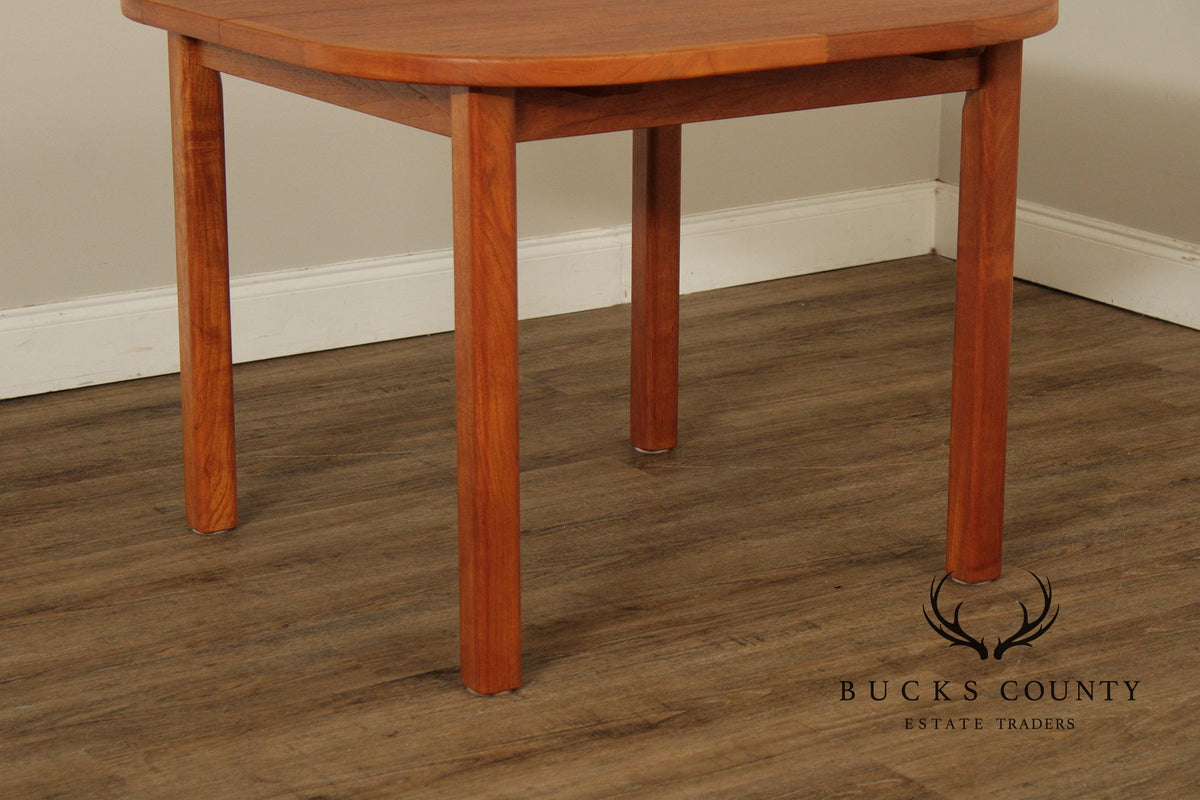 Danish Modern Style Teak Expandable Dining Table