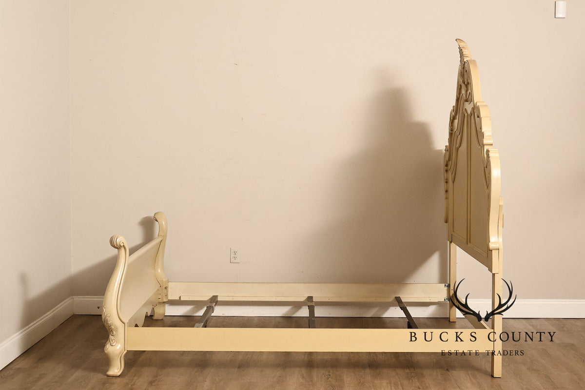 Rococo Style Painted King Size Bedframe