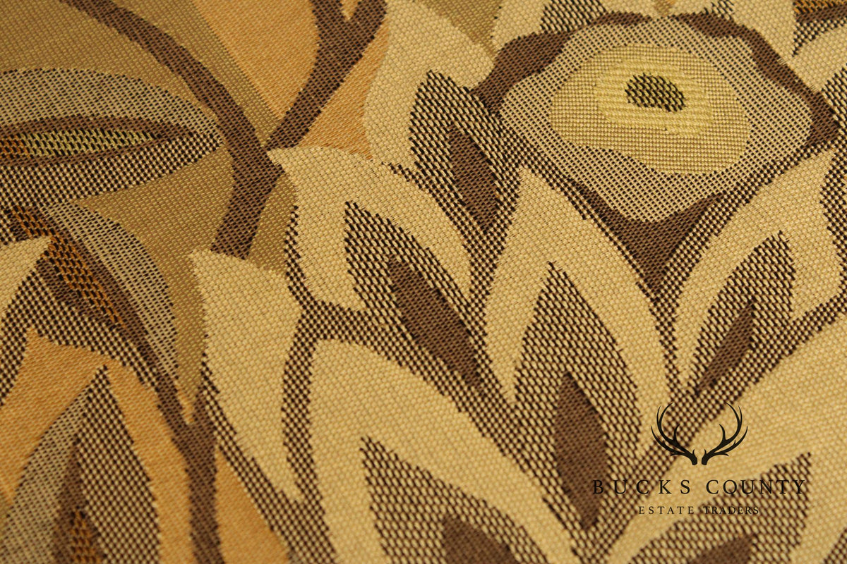 Vintage Pair of Upholstered Lounge Armchairs