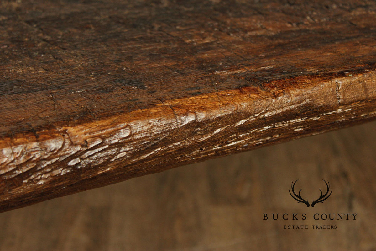 Antique Rustic Long Pig Bench