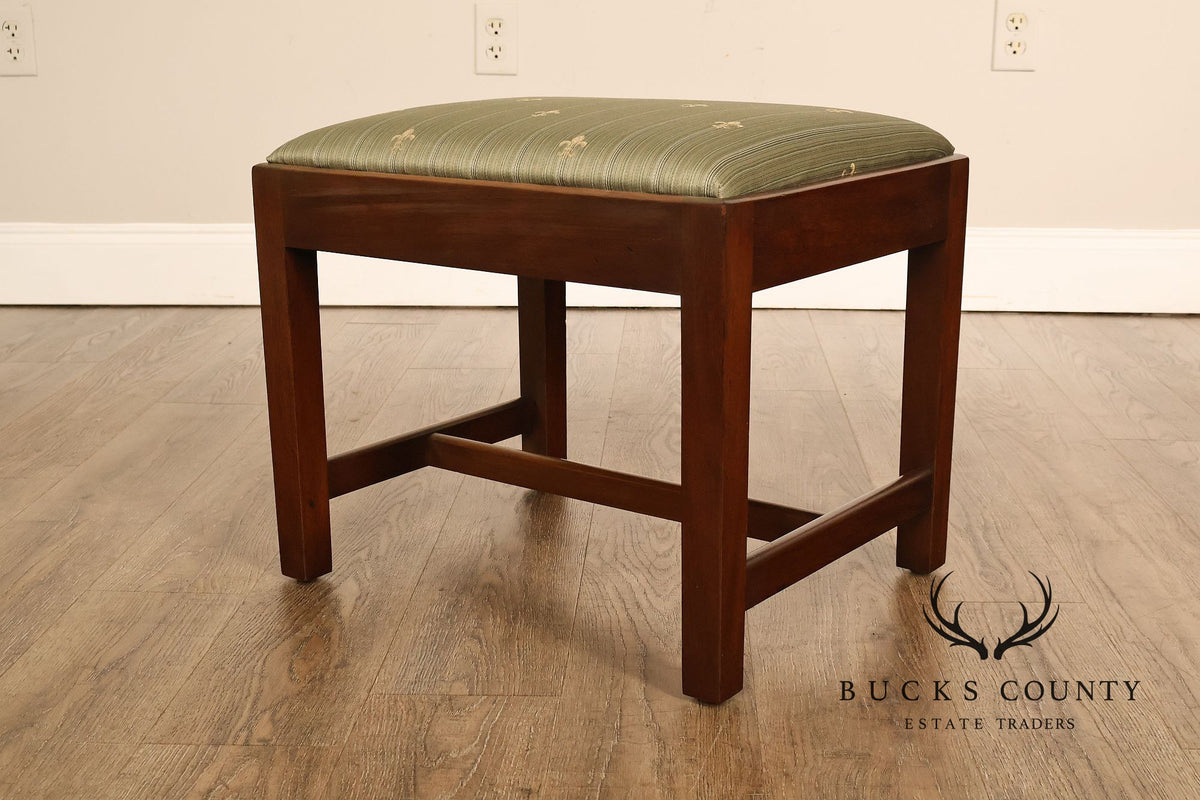 Kittinger Williamsburg Adaptation Mahogany Footstool