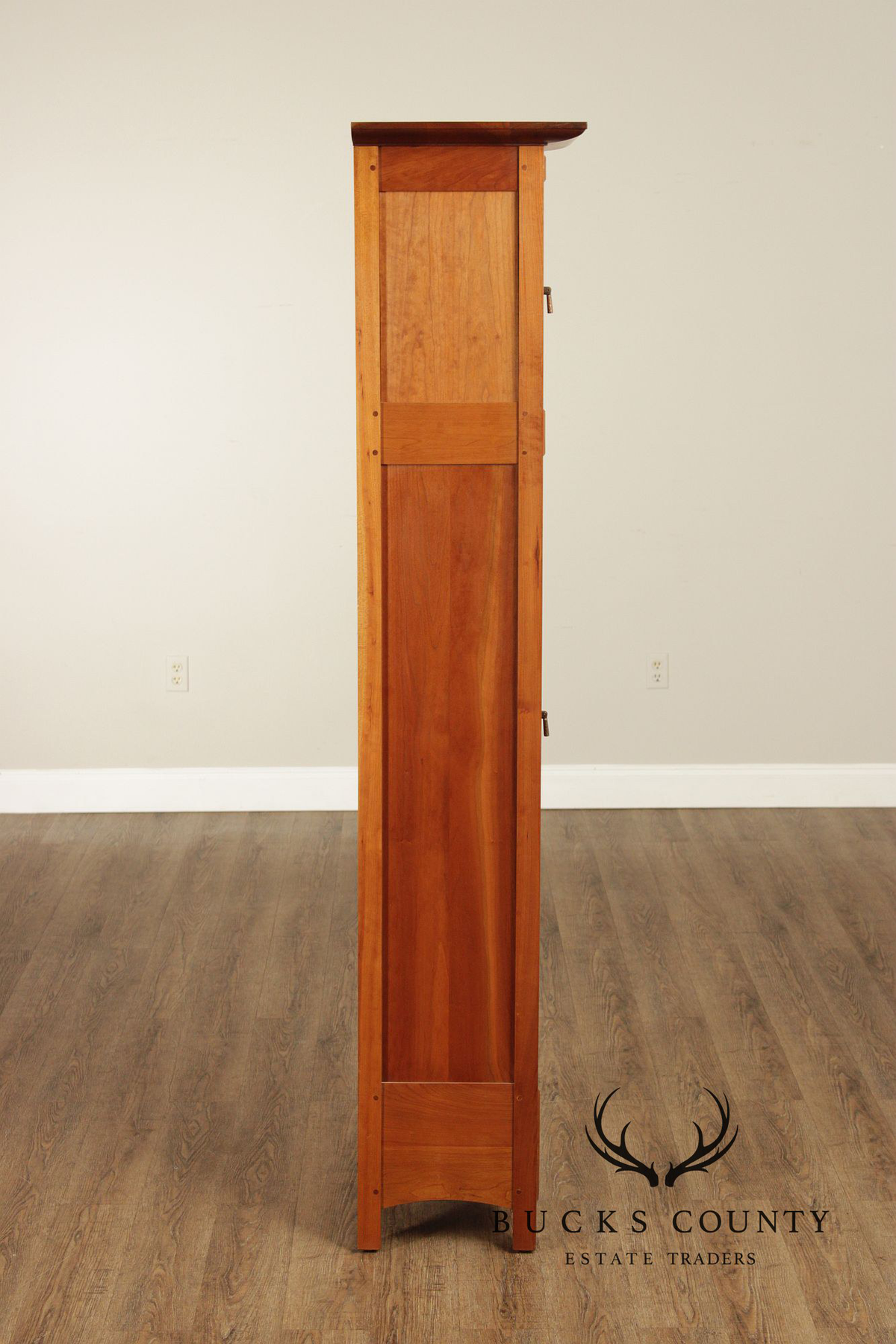 Stickley Mission Collection Cherry Tall Case Clock