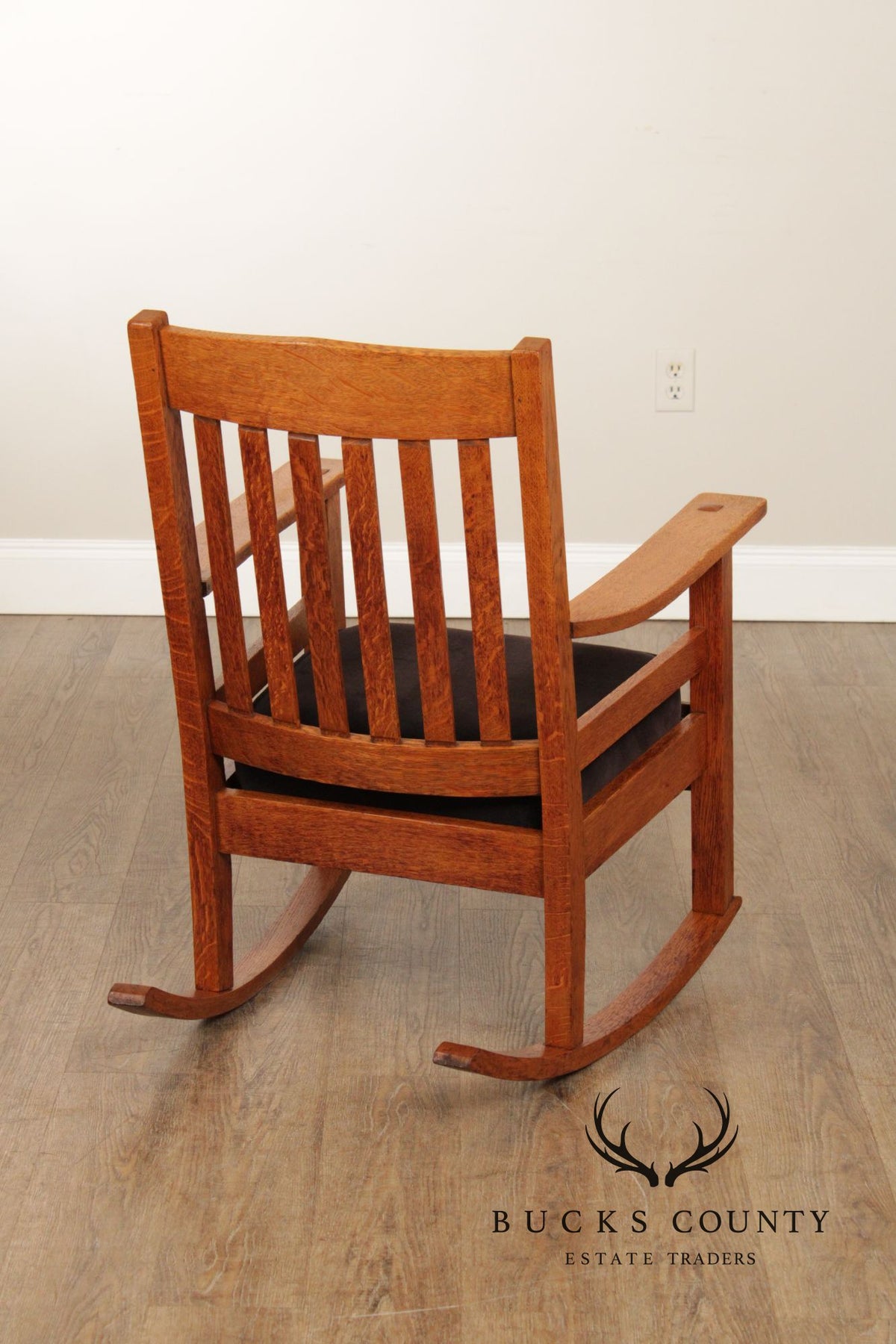 Mission Style Quarter Sawn Oak Rocking Chair