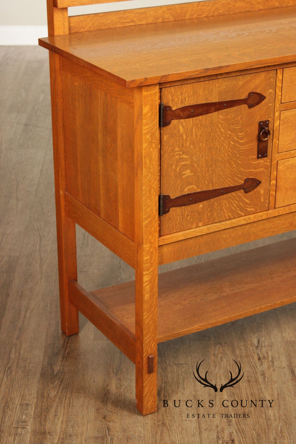 Warren Hile Studio Mission Oak Sideboard