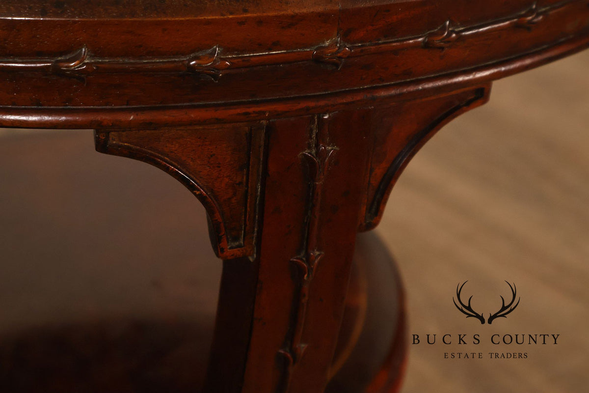 Jonathan Charles Buckingham Collection Empire Style Mahogany Lamp Table