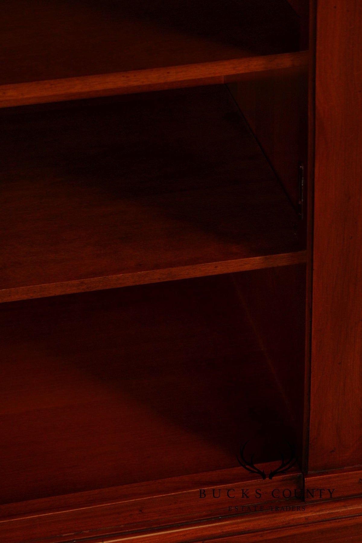 Italian Fiorini Two-Part Bookcase Library Cabinet