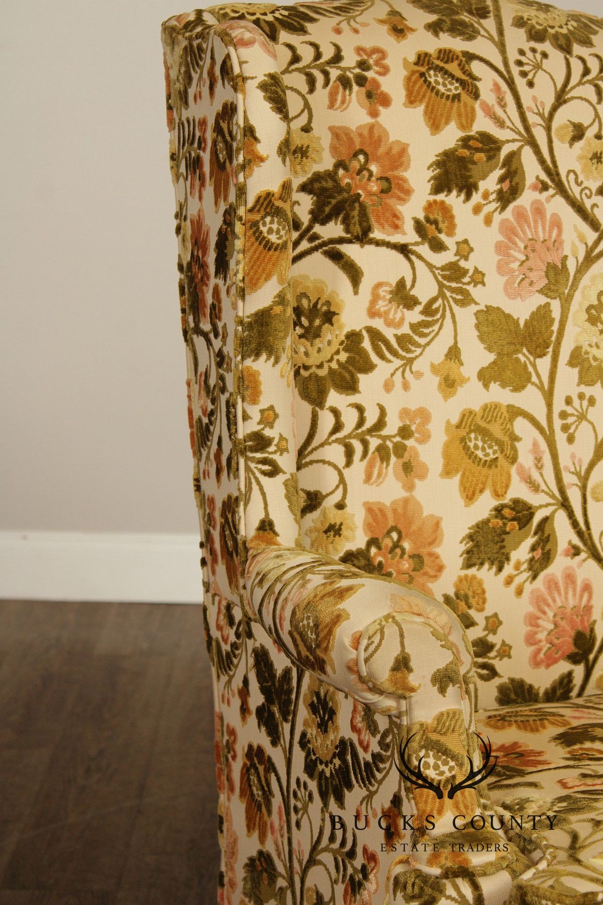 Hickory Chair Vintage Pair Of Wingback Chairs