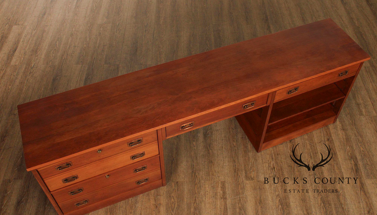 Stickley Mission Collection Cherry Credenza Desk