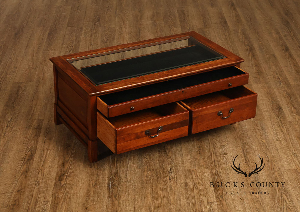 Lexington Bob Timberlake Glass Top Cherry Coffee Table