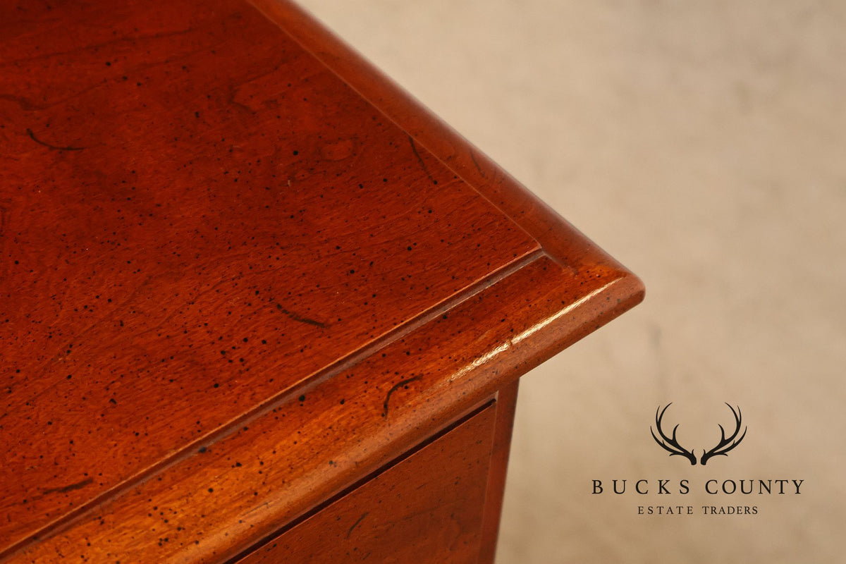 Traditional Pair Of Cherry Four Drawer Bachelor’s Chests