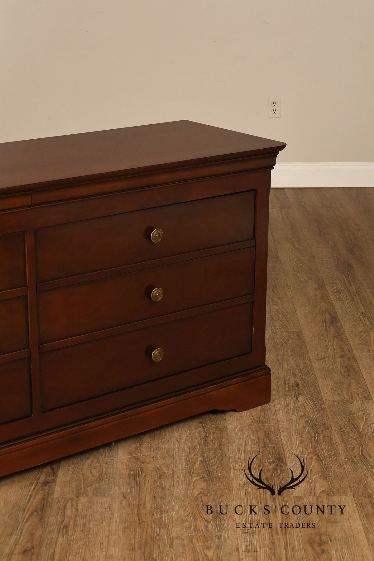 Grange French Louis Philippe Style Cherry Double Dresser