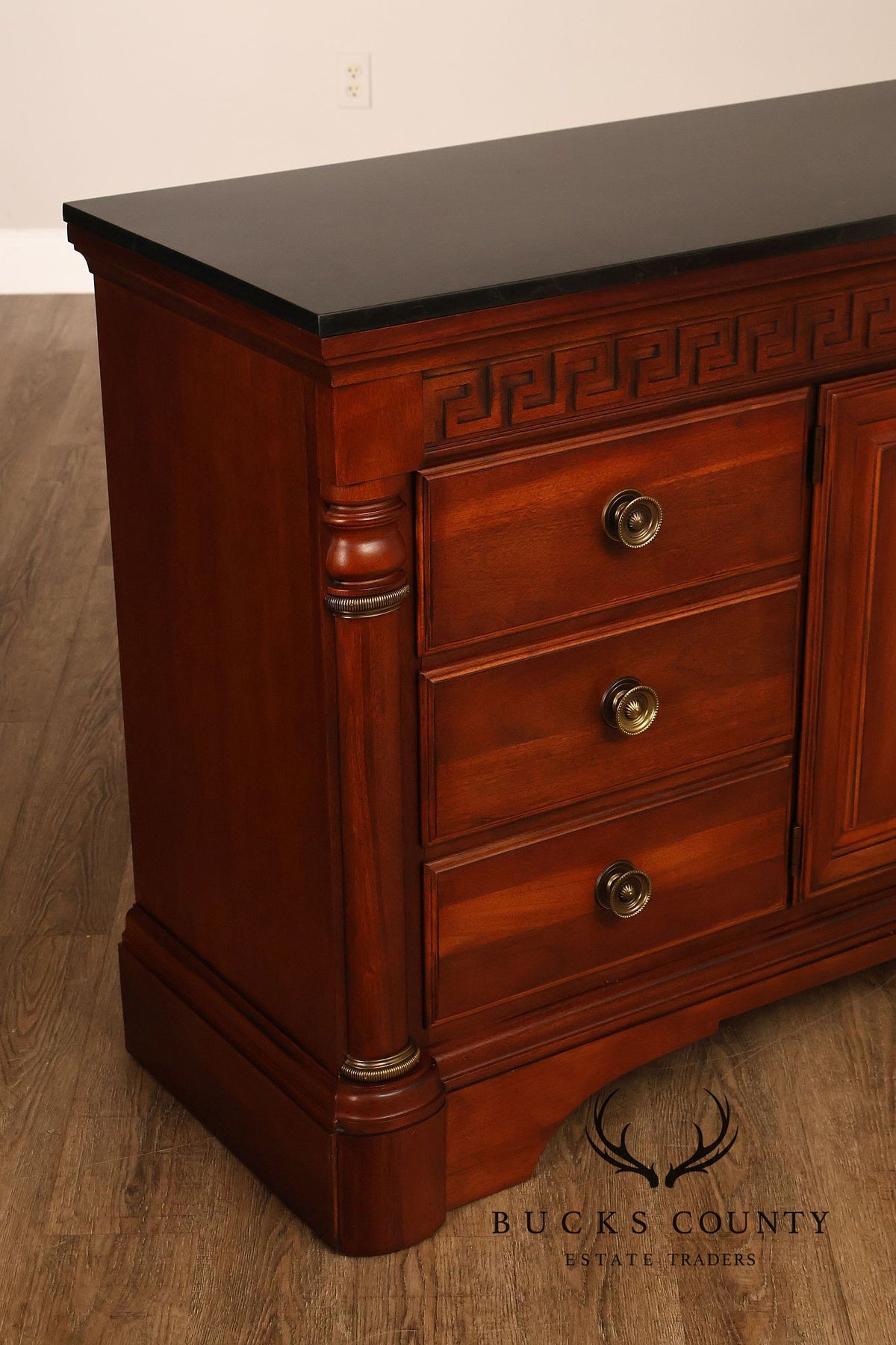 Stanley Regency Style Mahogany Triple Dresser