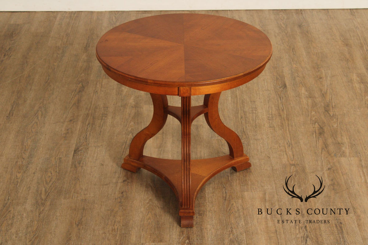 Ethan Allen 'Legacy' Collection Round Top Side Table