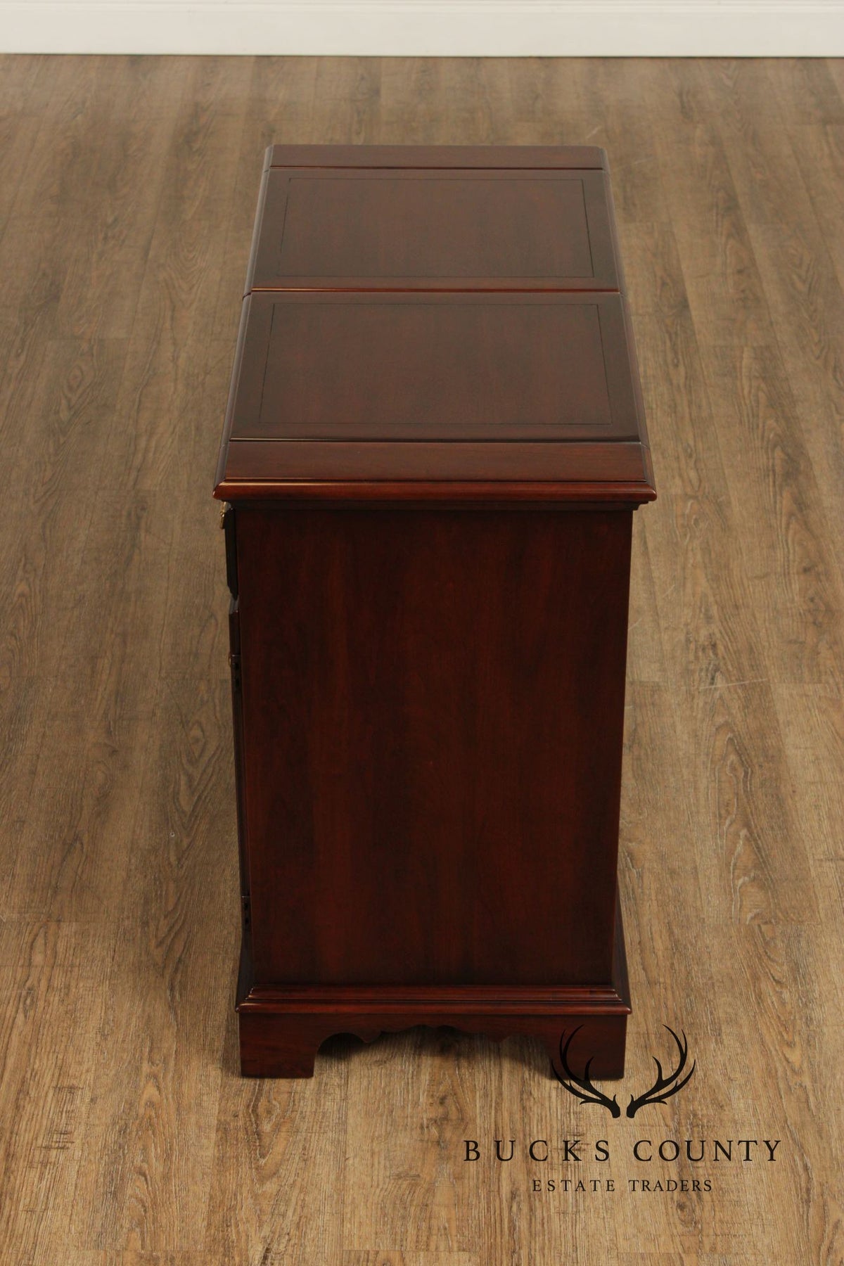 Statton Georgian Style Cherry Flip Top Server