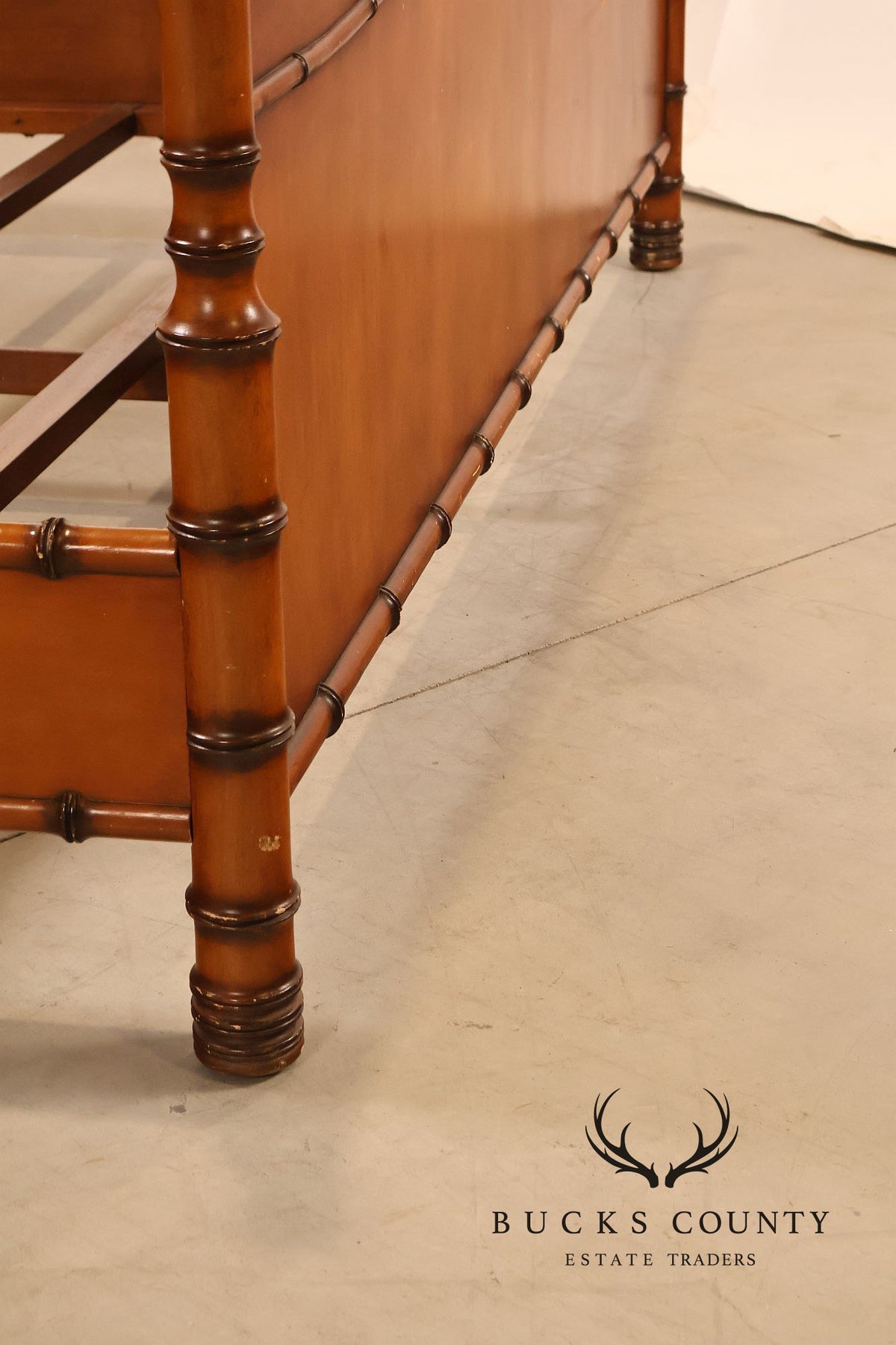 Williams Sonoma Faux Bamboo King Bedframe