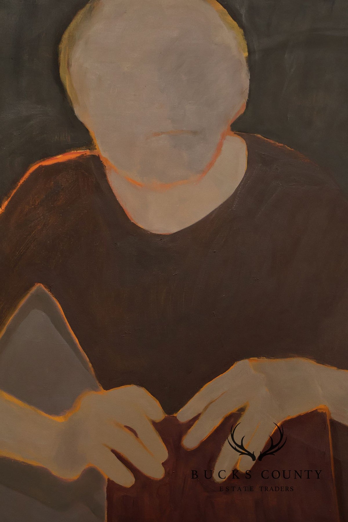 Anne Cooper Dobbins Oil Painting, 'Woman With Her Purse'