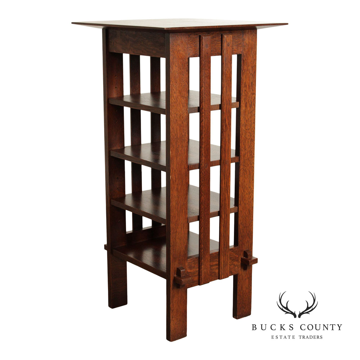 Stickley Mission Collection Oak Magazine Rack
