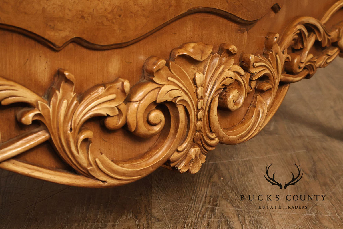 French Rococo Style Bombe Armoire Chest