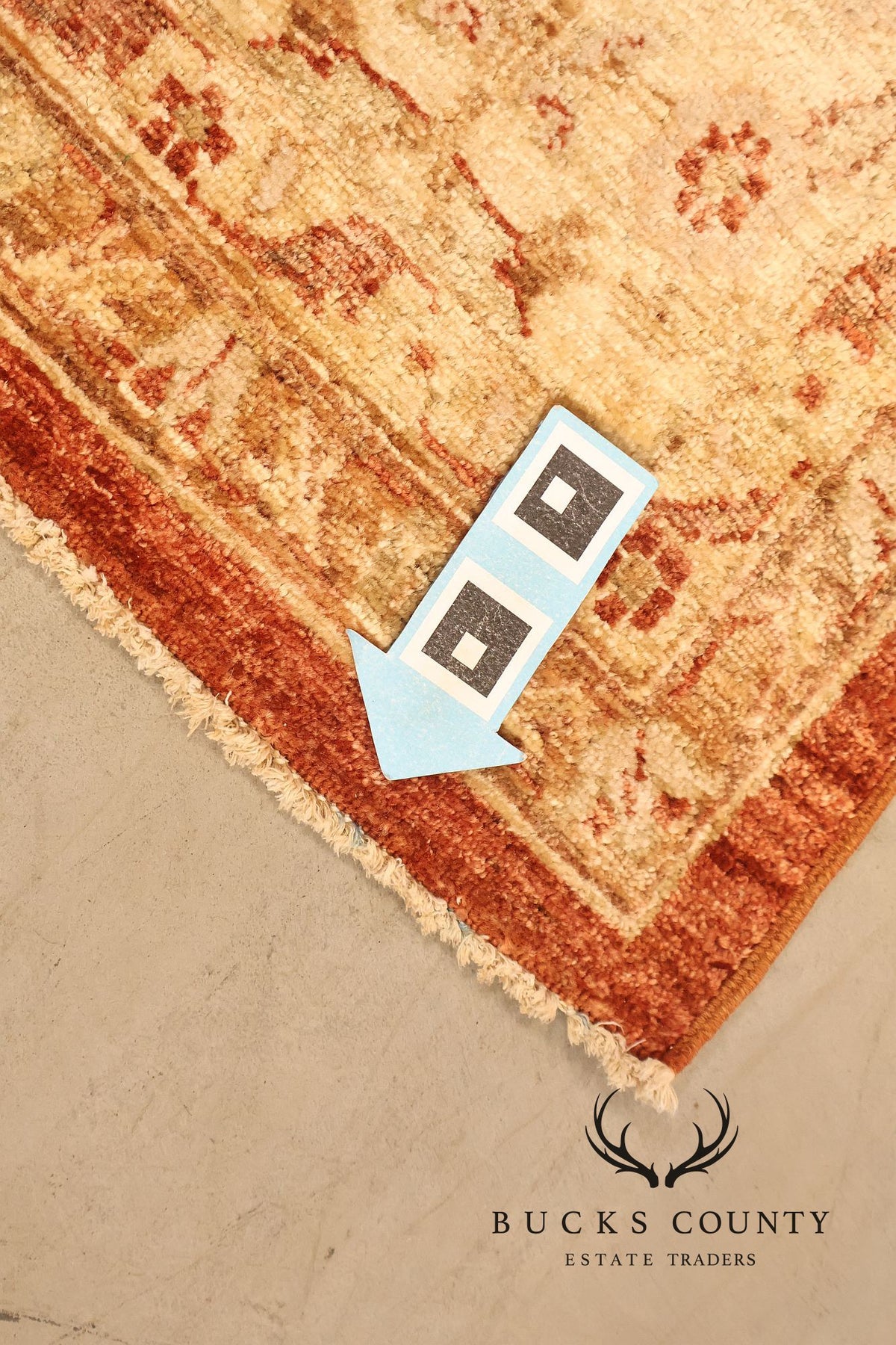 9' x 14' Traditional Oriental Style Rust And Cream Floral Area Rug