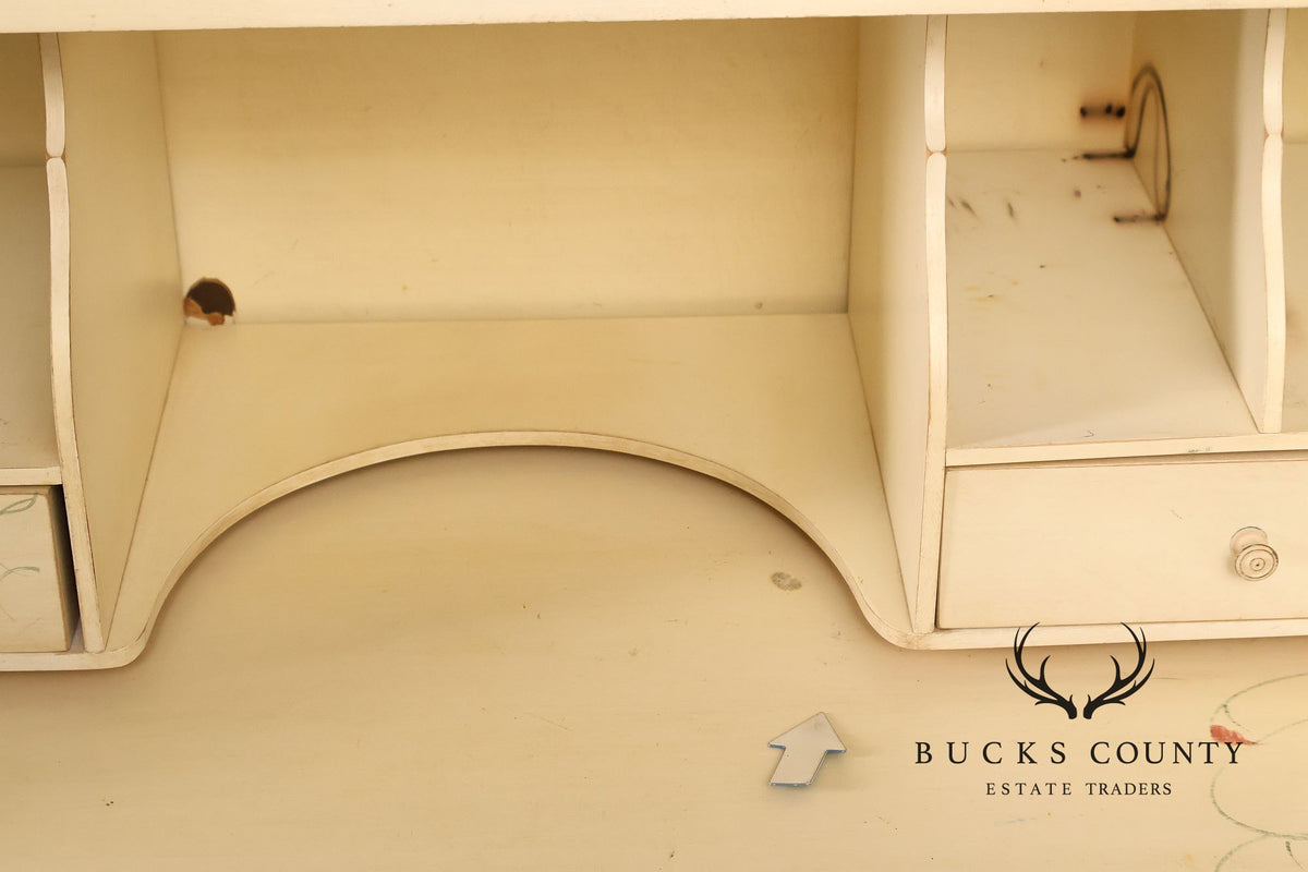 Ethan Allen Country French Painted Secretary Desk