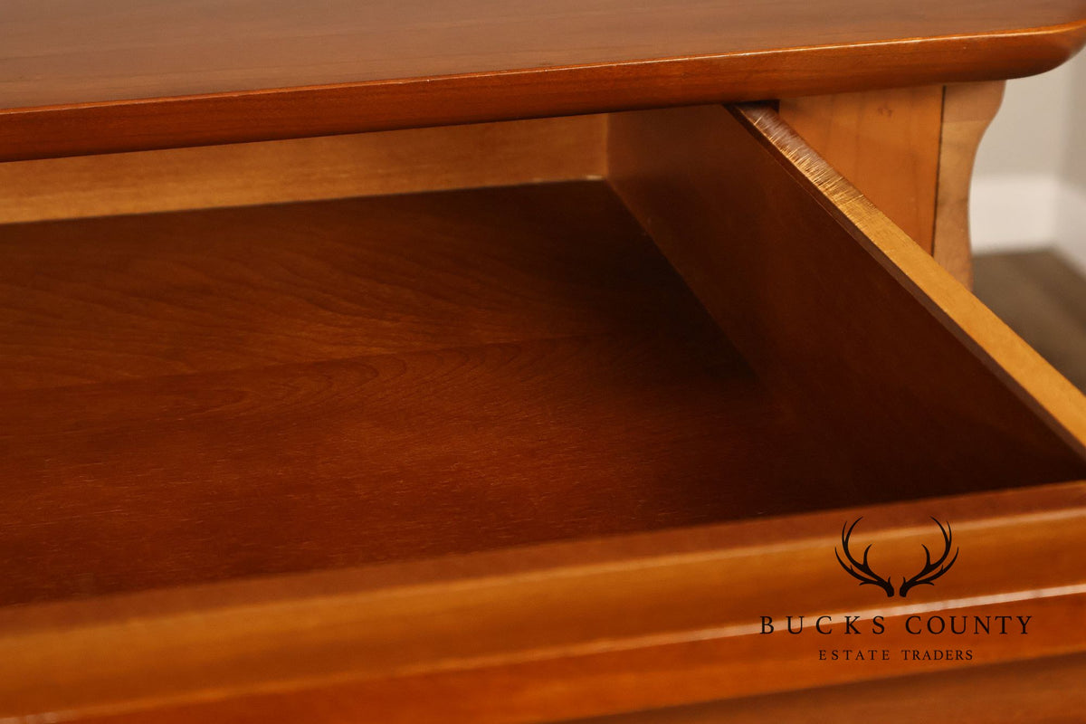 Louis Philippe Style Cherry Seven Drawer Tall Chest Of Drawers