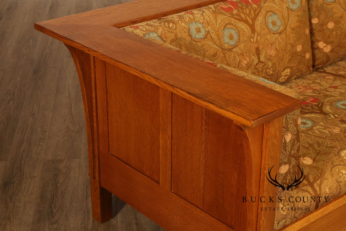 Stickley Mission Collection Oak Prairie Settle