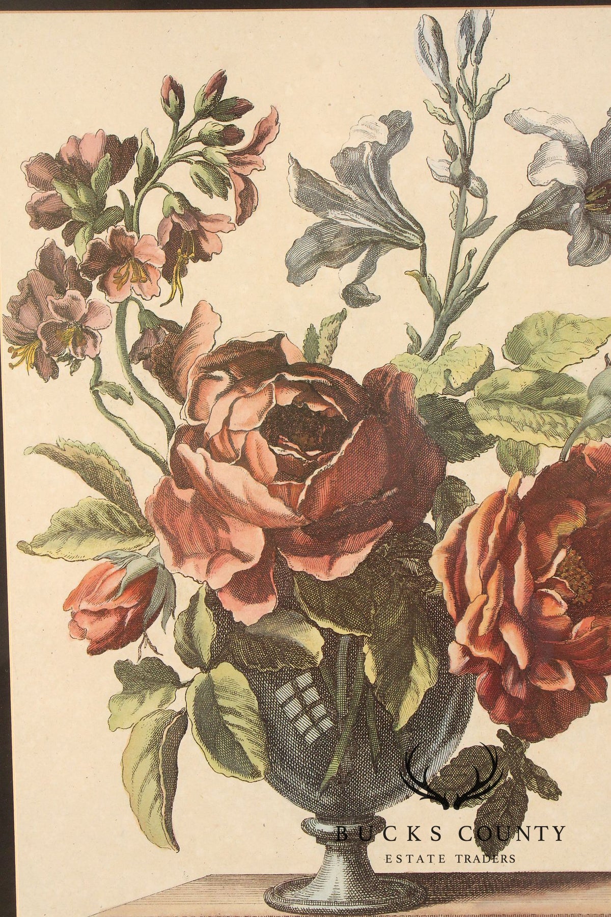 Windsor Art Pair of Decorative Framed Floral Prints