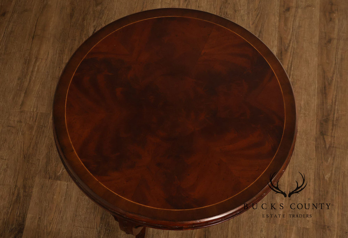 Jonathan Charles Buckingham Collection Empire Style Mahogany Lamp Table
