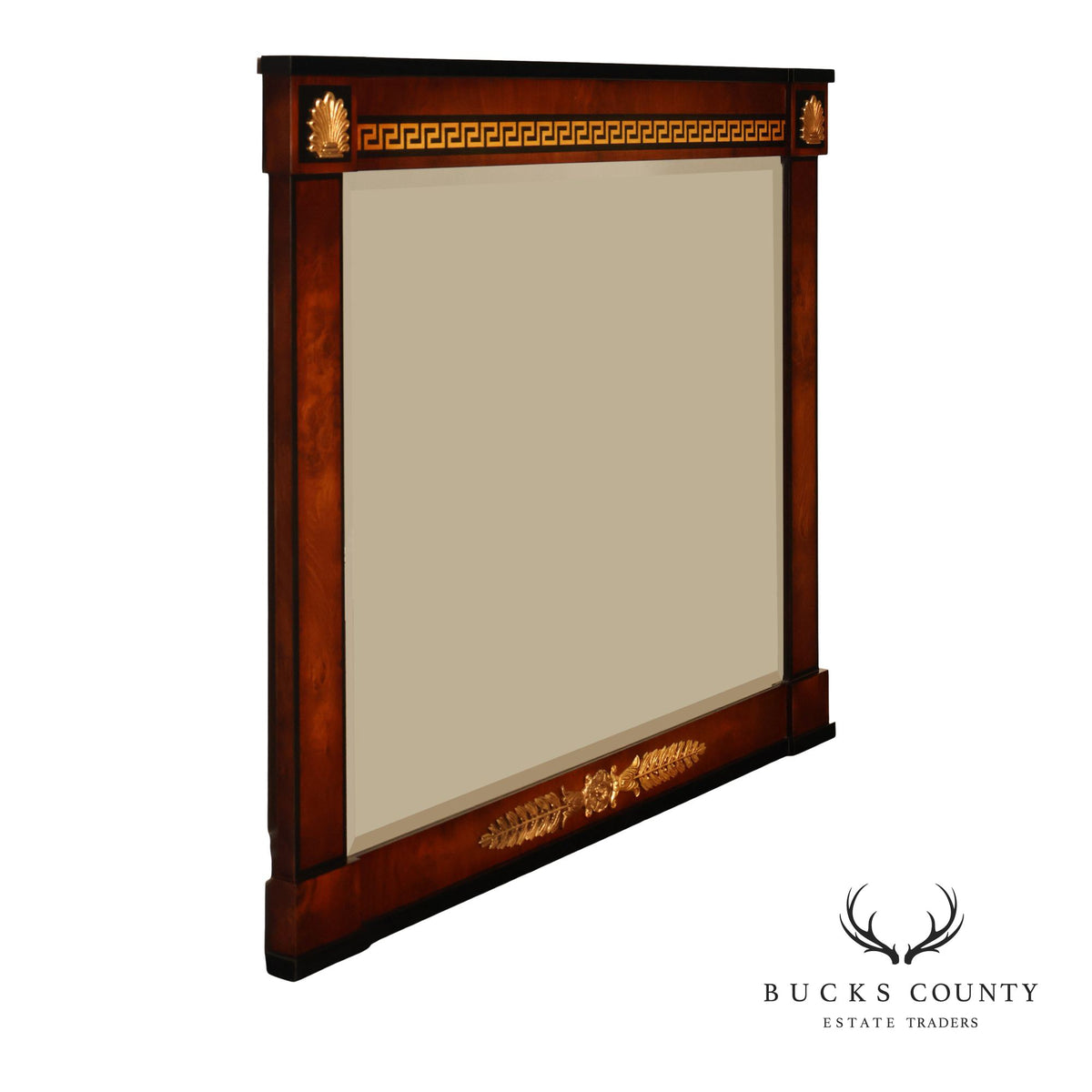 Mariner Fine Furniture Empire Style Mahogany Wall Mirror