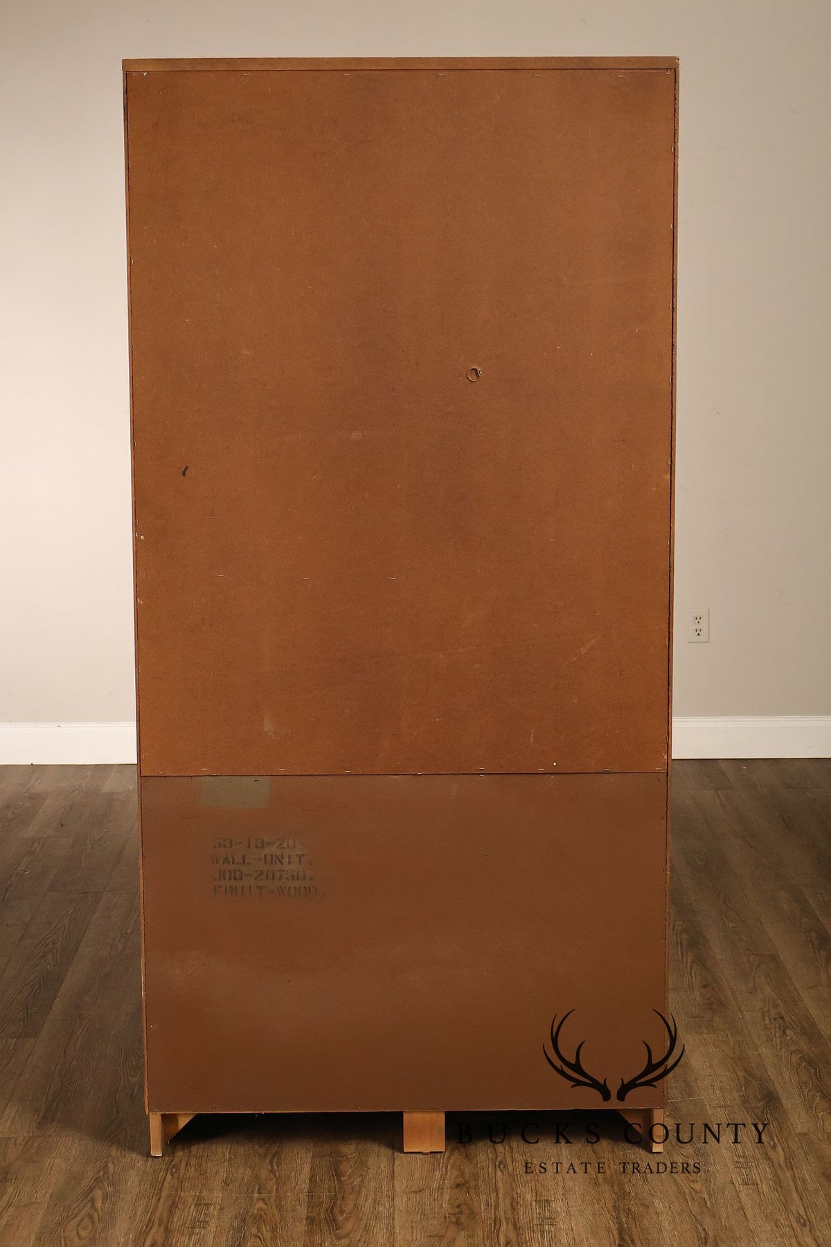 Vintage Campaign Style Wardrobe Armoire Cabinet