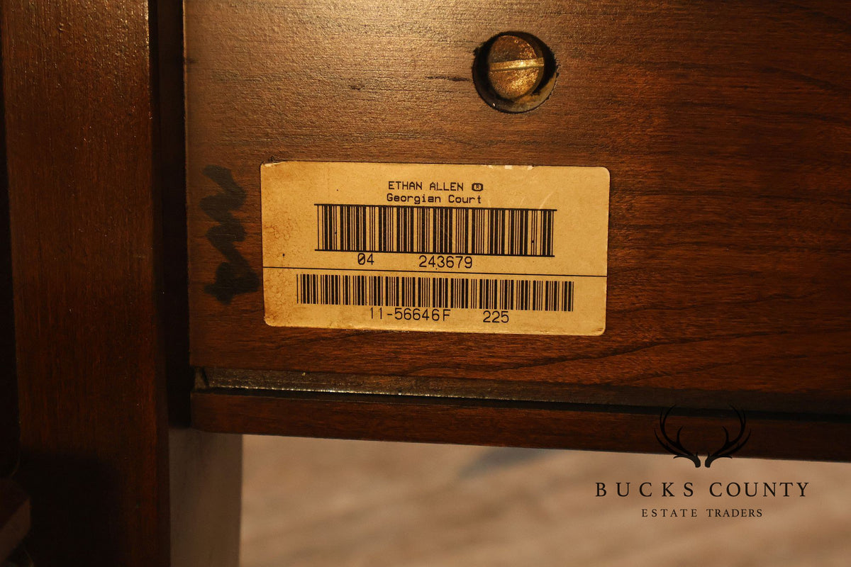 Ethan Allen 'Georgian Court' King Cherry Poster Bed