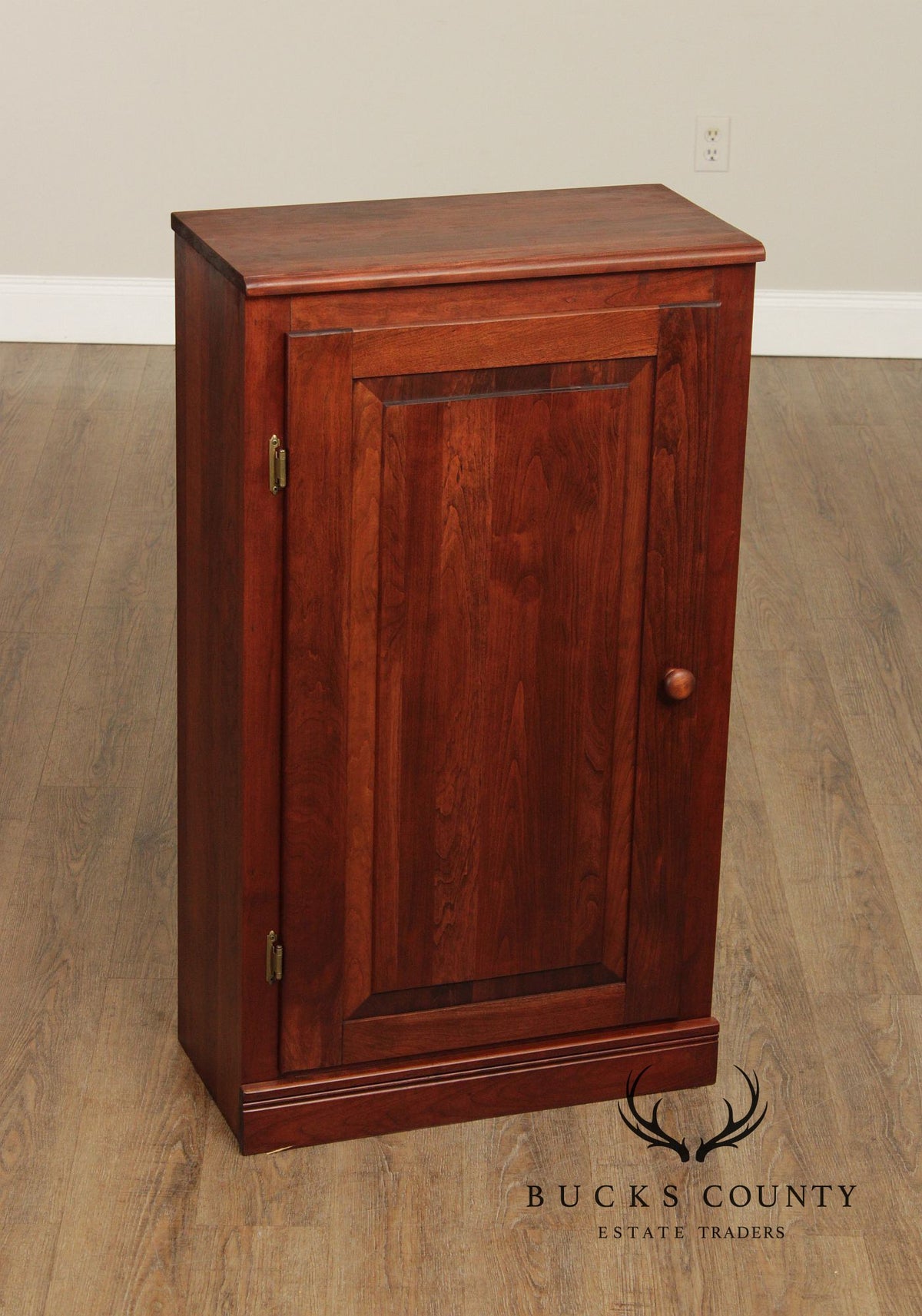 Woxall Woodcraft Custom Solid Cherry One Door Cabinet