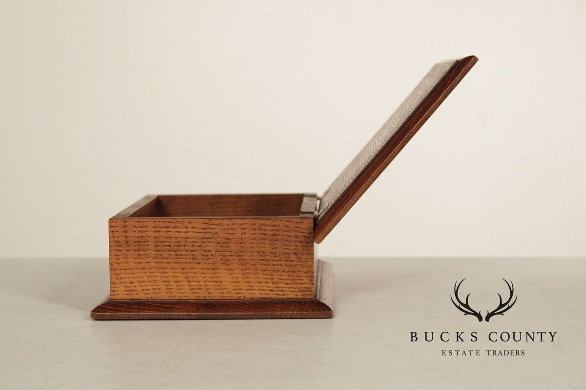Stickley Mission Collection Oak Desk Box