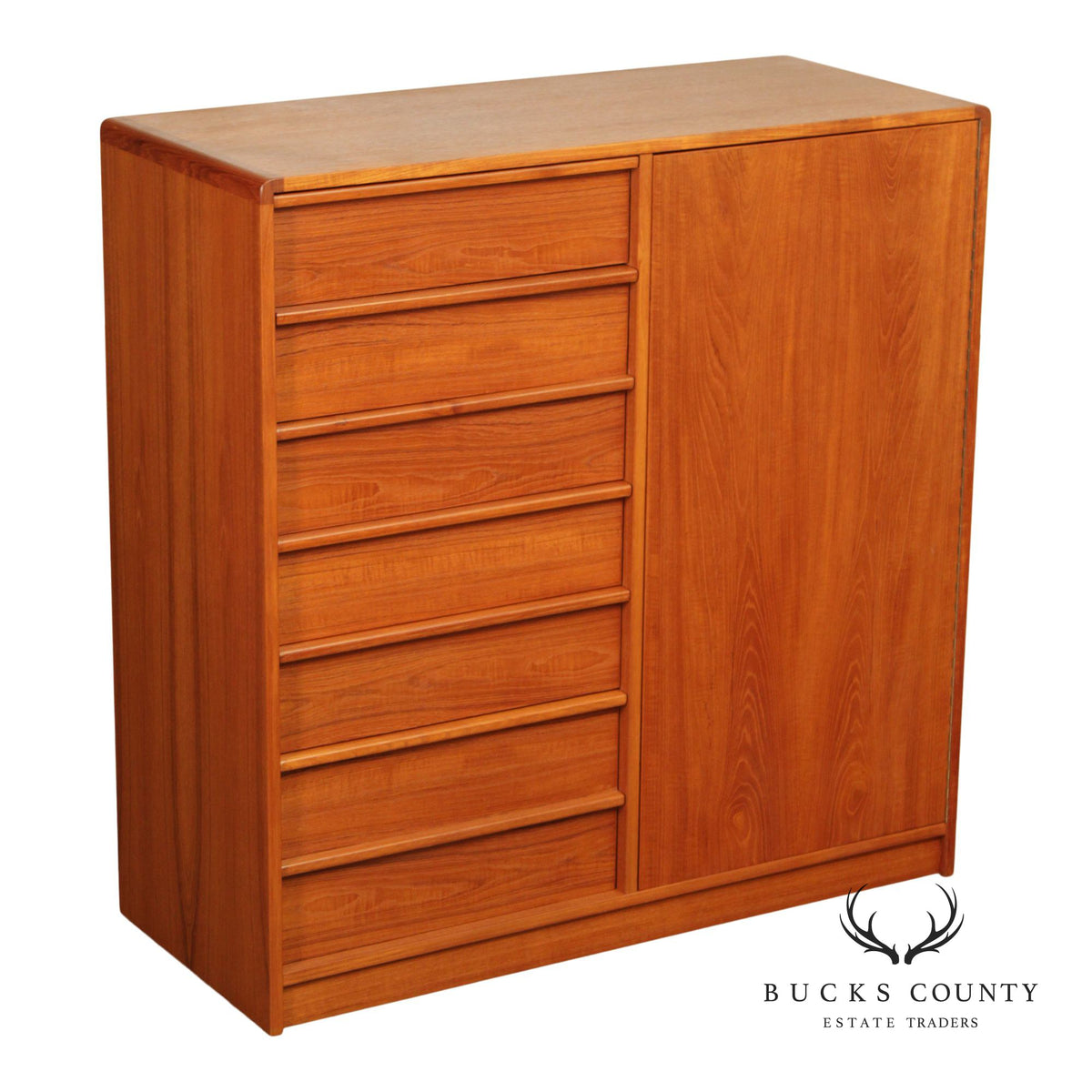 Schreibers Mobelfabrik Danish Modern Teak Chifferobe