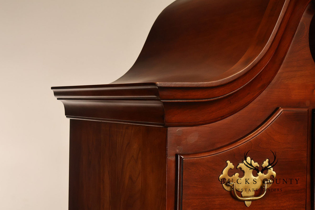 Statton Private Collection Queen Anne Style Solid Cherry Highboy Chest
