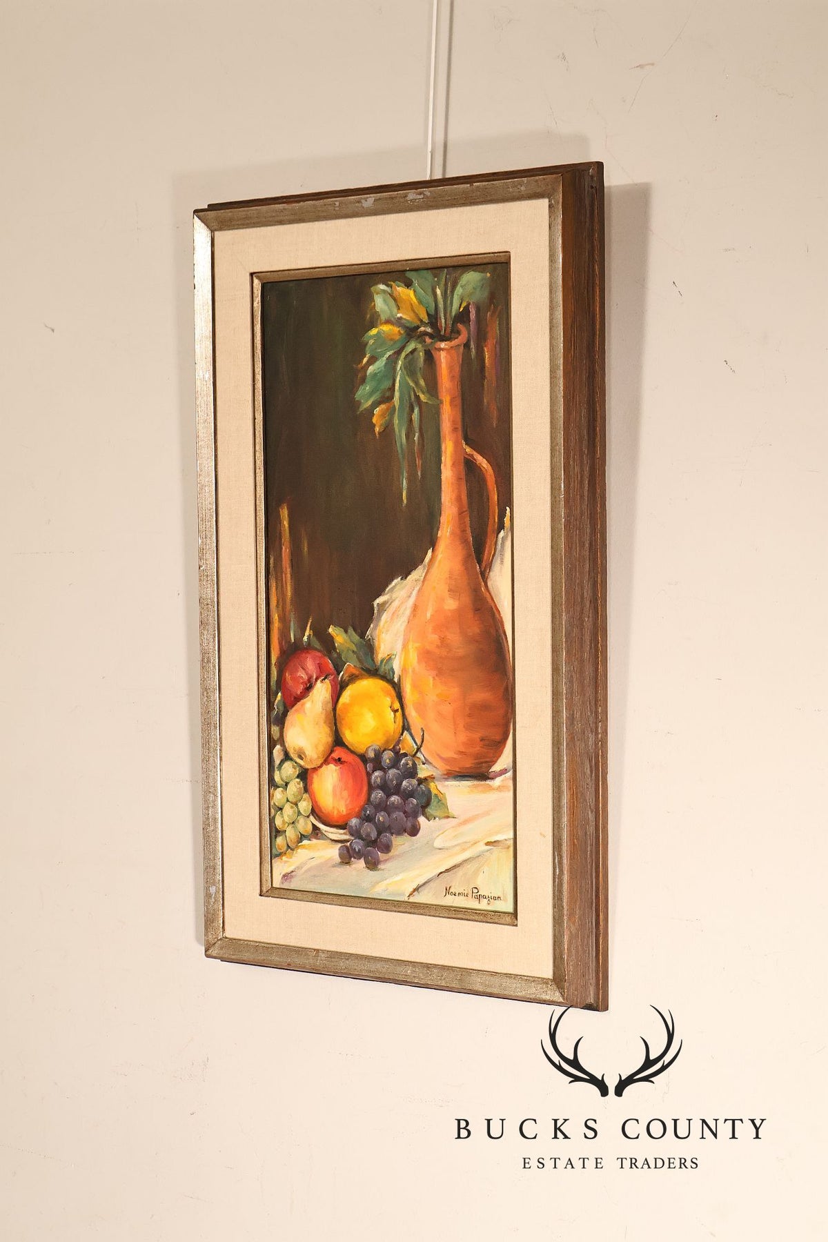 Artist Signed Mid Century Still-Life of Fruit