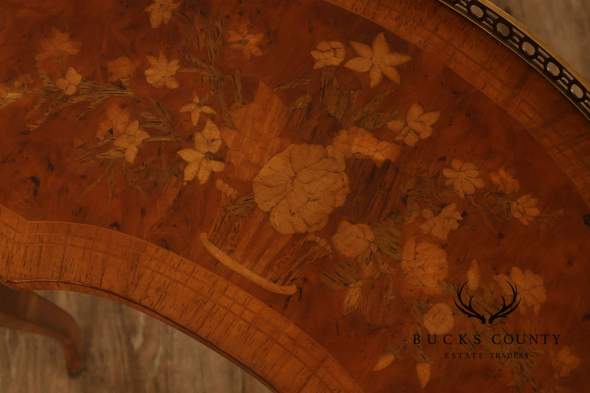 Maitland Smith French Louis XV Style Kidney Table